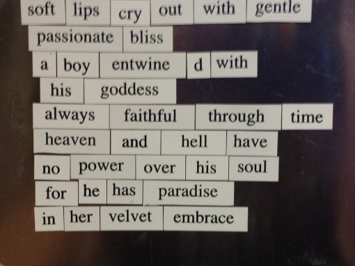Magnet Poem #4